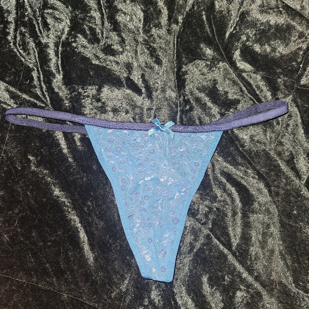 Lace Blue Gstring - Size M/L - Picture 4 of 6